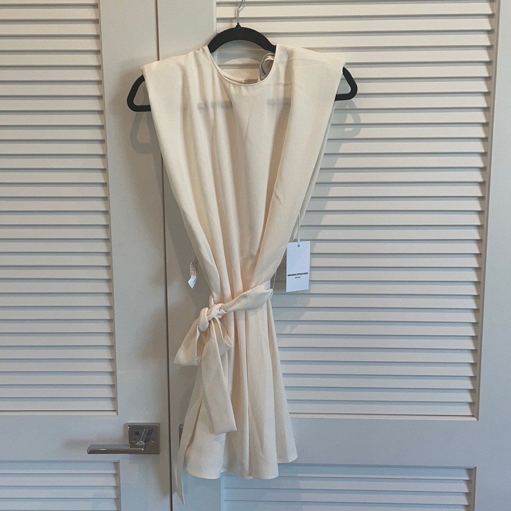 Amanda Uprichard short white dress. Kenwood dress.